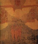 Study of wet mural painting